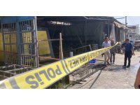 Mersin’de boya atölyesinde patlama: 1’i ağır 3 yaralı