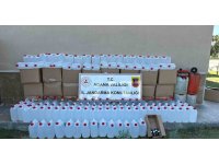 Bin 475 litre kaçak alkol ele geçirildi