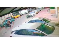 Ehliyetine el konulan motosiklet sürücüsünün tek teker şovu hastanede bitti