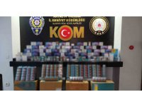 Antalya’da kaçak sigara operasyonu: 3 tutuklama
