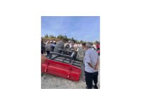 Hatay’da traktör devrildi: 4 yaralı