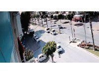 Yasağa rağmen dönmeye kalktı: Kaza anı güvenlik kamerasına yansıdı