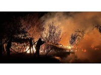 Akseki’de tarım arazisinde yangın