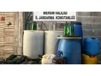 Mersin’de 640 litre sahte içki ele geçirildi