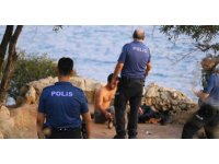 Antalya’da 40 metrelik falezlere çıkan şahıs yürekleri ağza getirdi