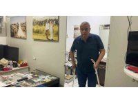 Sabah işyerine gelen fotoğrafçıya hırsız şoku