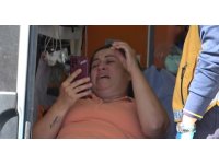 İki otomobil çarpıştı, yaralı sürücü kazayı cep telefonunda gözyaşlarıyla anlattı