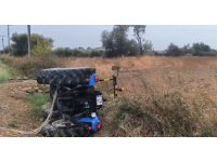 Askere gitmeye hazırlanırken traktör kazasında yaralandı