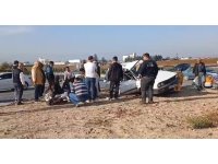 Mersin’de 2 otomobilin çarpıştığı kazada 6 kişi yaralandı