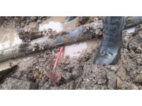 Eğirdir’de 150 tonluk yeni su kaynağı hattını delip su çaldılar