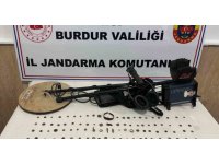 Burdur’da kaçak kazı şüphelisi yakalandı