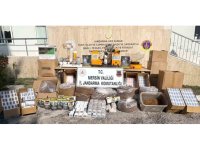 Mersin’de 73 bin 500 adet kaçak makaron ele geçirildi