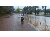 Manavgat’ta devrilen elektrikli bisikletin sürücüsü yaralandı