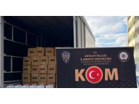 Antalya’da yılbaşı öncesi 108 bin şişe kaçak içki ele geçirildi