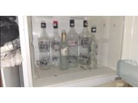 Burdur’da yılbaşı öncesi 333 litre kaçak içki ele geçirildi
