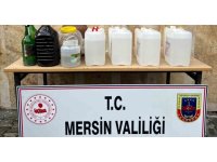 Mersin’de 85 litre sahte içki ele geçirildi