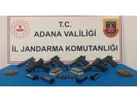 2 araçta 6 ruhsatsız tabanca ele geçirildi