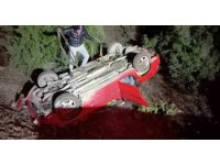 Burdur’da alkollü sürücünün kullandığı otomobil takla attı: 4 yaralı