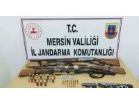 Mersin’de 3’ü tabanca 7 silah ele geçirildi