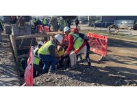 Osmaniye’de altyapı çalışmasında göçük ve baygınlık tatbikatı gerçekleştirildi