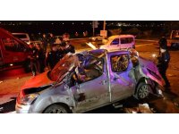 Adana’da feci kaza... Ters yöne girdi, karşıdan gelen araçla çarpıştı: 1 ölü, 2 yaralı