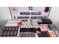 Mersin’de 15 gümrük kaçağı cep telefonu ele geçirildi