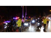 Kural tanımayan motosikletlilere ceza yağmuru