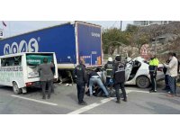 Tırla çarpışan Fiat otomobil sürücüsüne mezar oldu