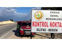 Mersin’de ormanların güvenliğini sağlamak için önleme araması yapıldı