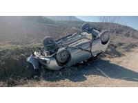Burdur’da otomobil devrildi: 3 yaralı