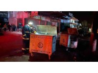 Çöpten aldığı kartonla depoyu ateşe verdi: O anlar kameralara anbean yansıdı