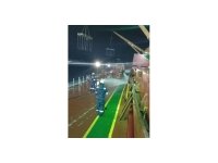 Sanko Limanı’nda kuru yük gemisinde çıkan yangın büyük ölçüde kontrol altına alındı