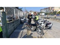Antalya’da 11 plakasız motosiklete 132 bin 513 TL para cezası