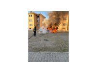 Alevlere teslim olan Tofaş hurdaya döndü