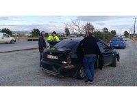 Antalya’da trafiği yavaşlatan kaza başka kazaya davetiye çıkardı: 1 yaralı