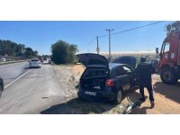 Manavgat’ta 3 aracın karıştığı zincirleme kazada 1 kişi yaralandı