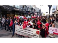 Mersin’de 8 Mart Dünya Kadınlar Günü’ne özel yürüyüş düzenlendi