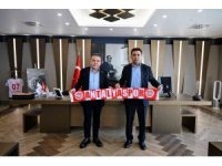 Antalyaspor’un yeni yönetiminden, Başkan Böcek’e ziyaret