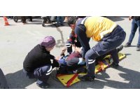 Serik’te motokuryeler çarpıştı: 1 yaralı