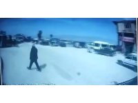 Yaşlı adamın öldüğü kaza anı kamerada