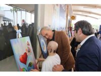 Otizmli bireylerden Kepez’de farkındalık sergisi