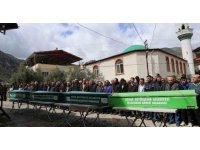 Trafik kazasında hayatını kaybeden Güleç ailesi, son yolculuğuna uğurlandı