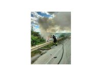 Tarsus’ta kamyonette çıkan yangında 2 kişi yaralandı