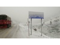 Antalya’ya nisan ayında kar süprizi