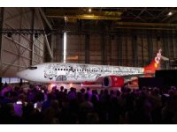 Dünyanın tamamen dövme tasarımlı ilk uçağı havalandı