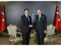 Cumhurbaşkanı Erdoğan, IKYB Başkanı Barzani’yi kabul etti