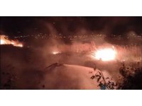 Mersin’de sazlık alanda çıkan yangın güçlükle söndürüldü