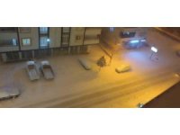 Kahramanmaraş’ın ilçelerinde nisan ayında kar çilesi