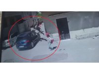 Hatay’daki feci kazada ölümden kıl payı kurtulan küçük kızın o anları kamerada