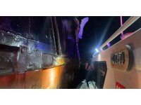 Uluslararası sulardaki gemide rahatsızlanan Türk kaptan, sahil güvenlik ekiplerince hastaneye ulaştırıldı